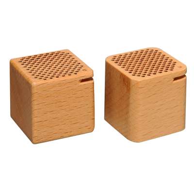 Portable Mini Wooden  Cube Speaker SX-4 ,Wireless Bluetooth Speaker with USB Charge for Mobile equipments