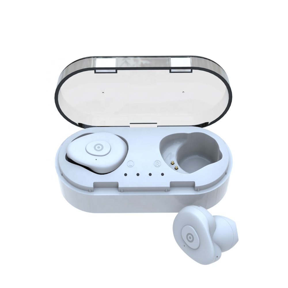 Wireless Earbuds T 5.0 Earbuds Auto-Pair In-Ear Earphones IPX 5  waterproof Pull Mini Sensitive Earphone With Charging Case